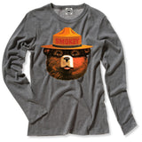 Multicolor Smokey Bear Women's Long Sleeve Tee