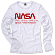 NASA (National Aeronautics And Space Administration) Logo Women's Long Sleeve Tee