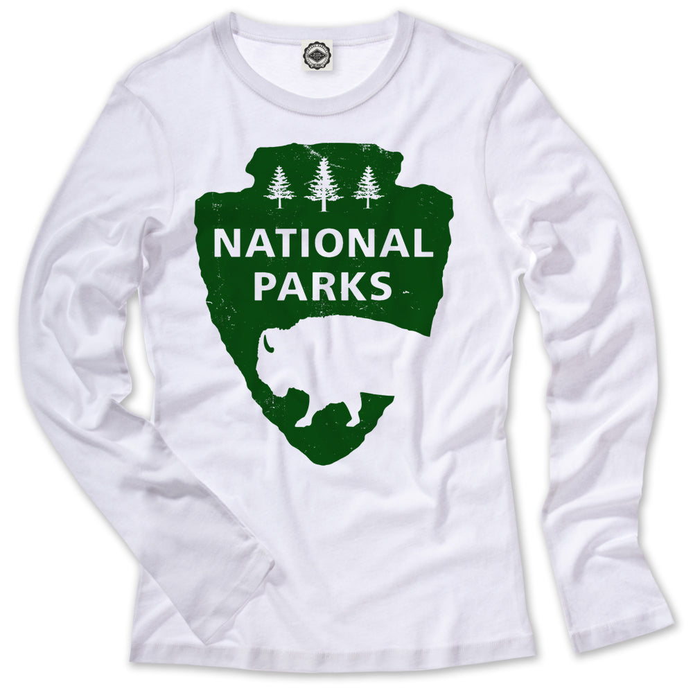 National Parks Logo Women's Long Sleeve Tee