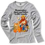 Smokey Bear Vintage "Babes In The Woods" Poster Women's Long Sleeve Tee