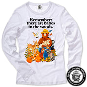 Smokey Bear Vintage "Babes In The Woods" Poster Women's Long Sleeve Tee
