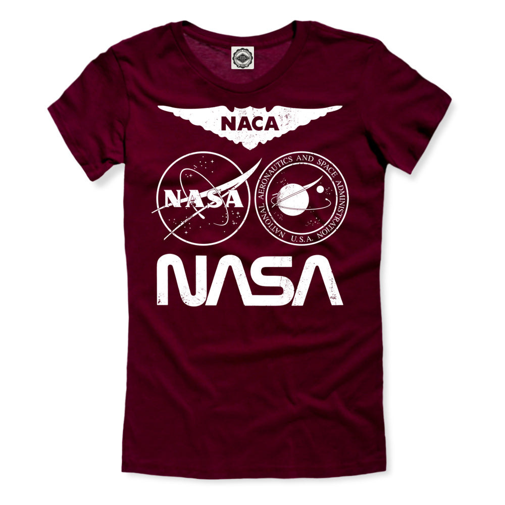 NASA Multi Logo Women's Tee