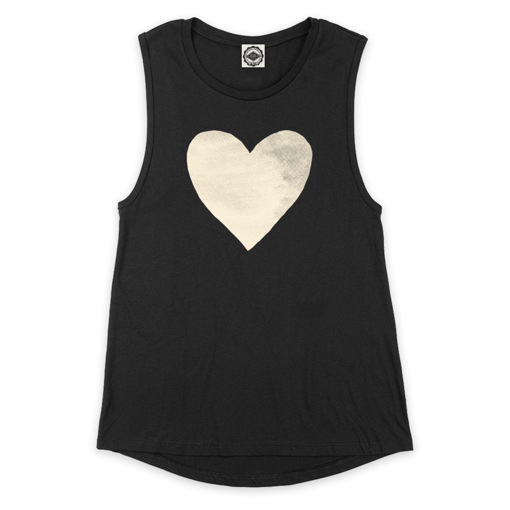 Vintage Heart Women's Muscle Tee