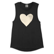 Vintage Heart Women's Muscle Tee