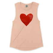 Vintage Heart Women's Muscle Tee