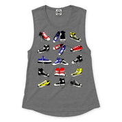 Classic HP Multi Sneakers Women's Muscle Tee