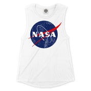 Official NASA Logo Women's Muscle Tee