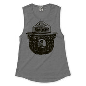 Official Smokey Bear Women's Muscle Tee