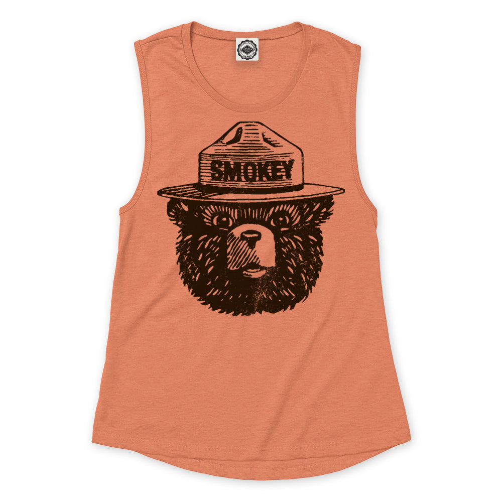 Official Smokey Bear Women's Muscle Tee