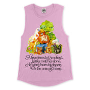 Smokey Bear "A True Friend Of Smokey" Women's Muscle Tee