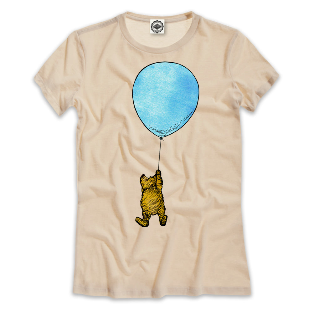 Winnie-The-Pooh With Balloon Women's Tee