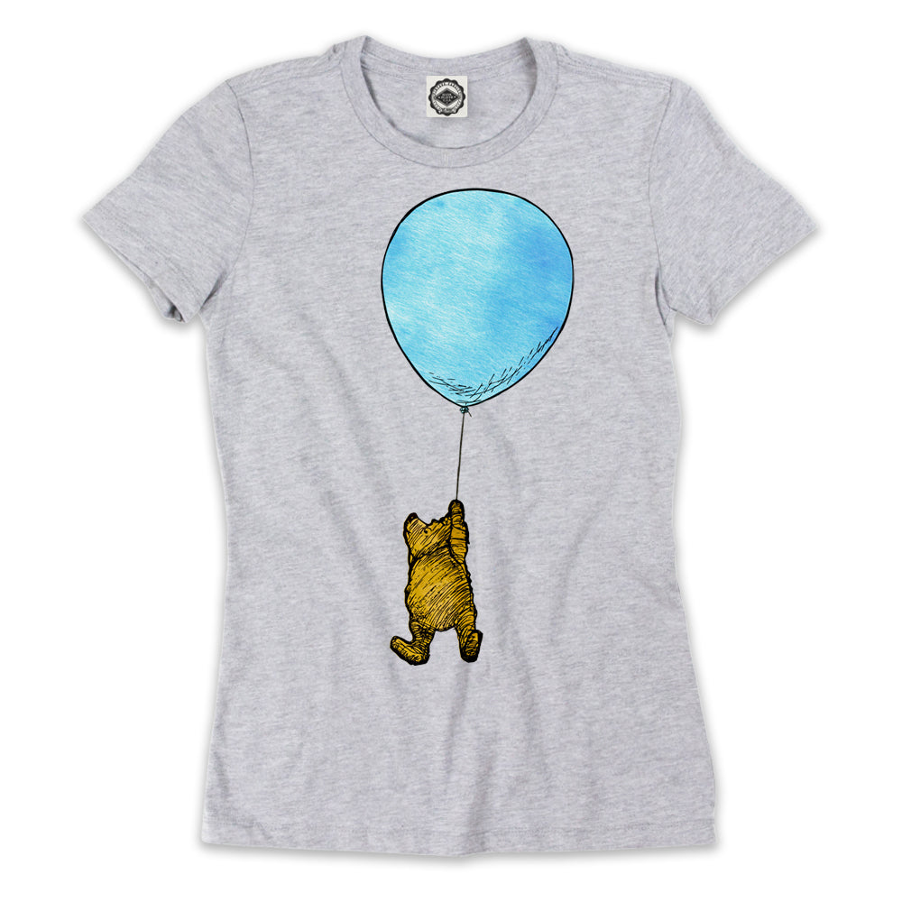 Winnie-The-Pooh With Balloon Women's Tee