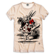 White Rabbit In Wonderland Women's Tee