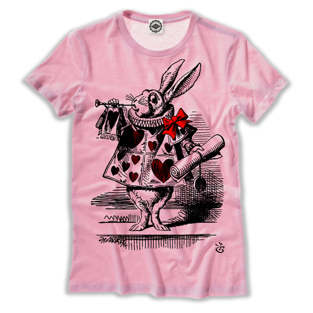 White Rabbit In Wonderland Women's Tee