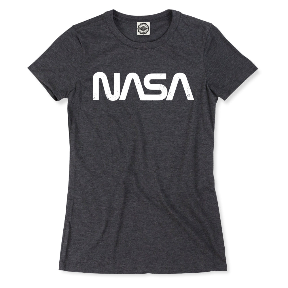 NASA Retro Worm Logo Women's Tee