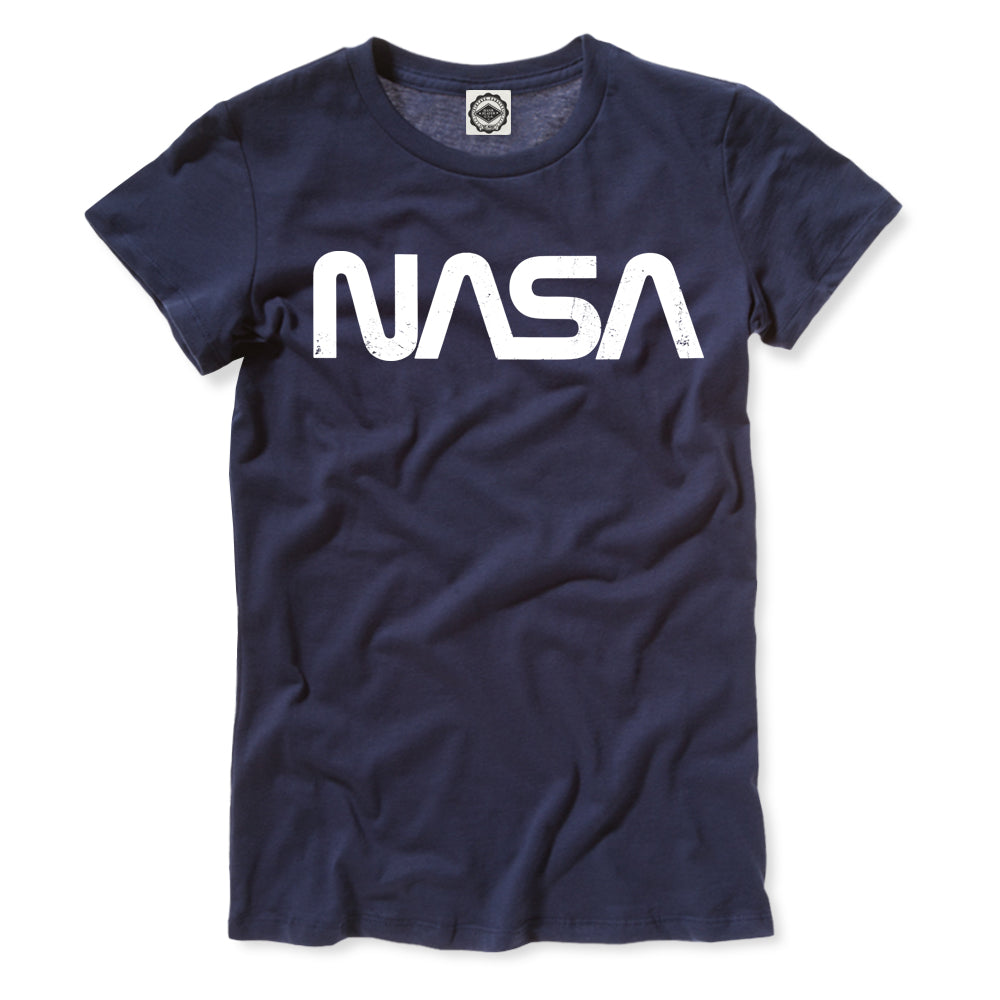 NASA Retro Worm Logo Women's Tee