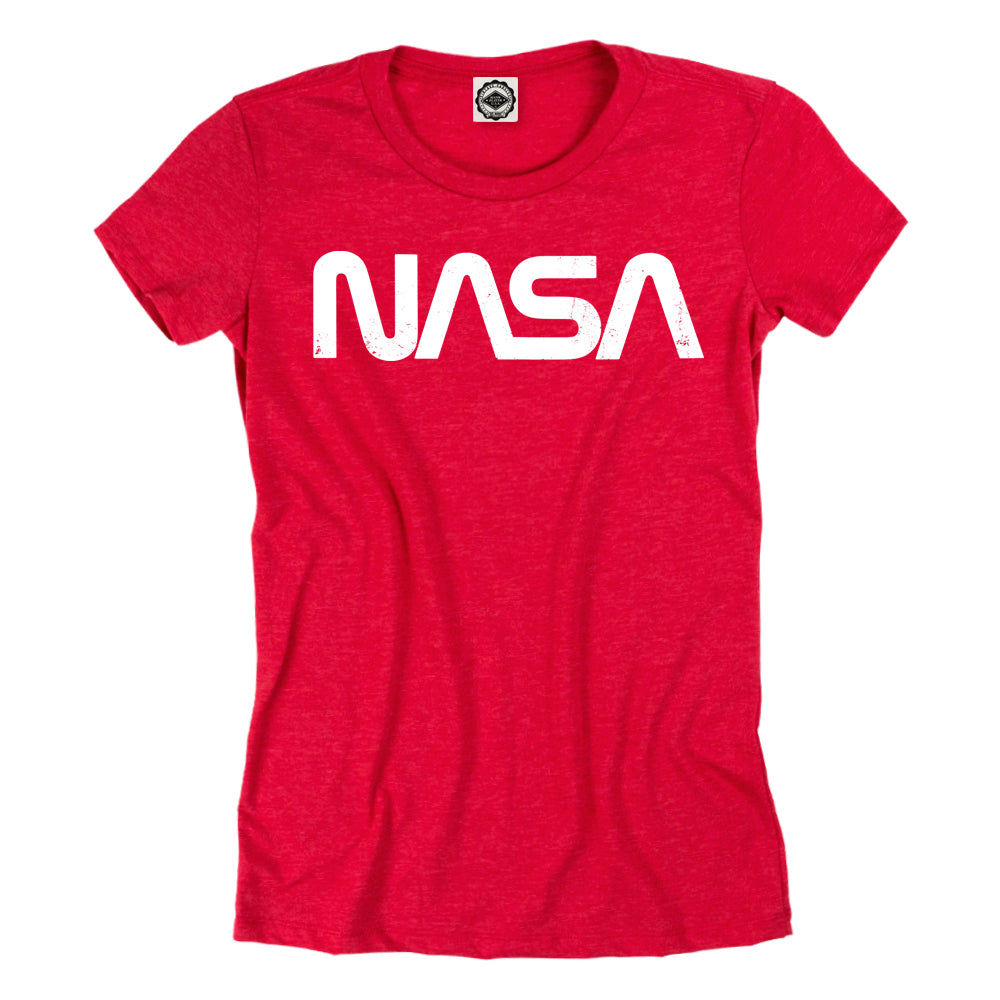 NASA Retro Worm Logo Women's Tee