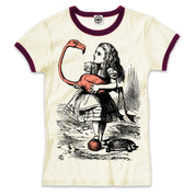 Alice In Wonderland Women's Ringer Tee