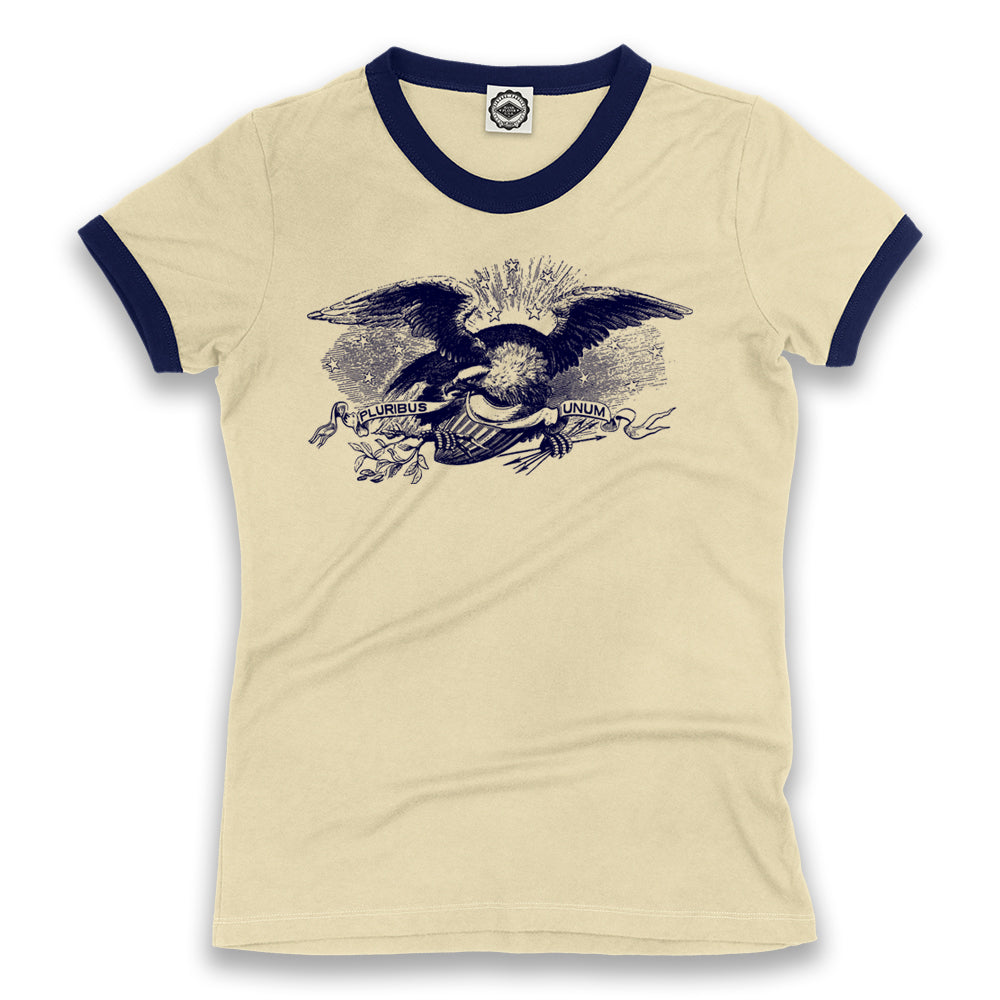 American Eagle (E Pluribus Unum) Women's Ringer Tee