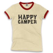 Happy Camper Women's Ringer Tee