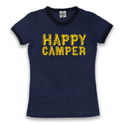 Happy Camper Women's Ringer Tee