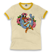 Honky Tonk Angel Women's Ringer Tee