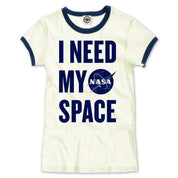 NASA I Need My Space Women's Ringer Tee