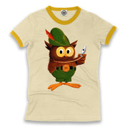 Multicolor Woodsy Owl Women's Ringer Tee
