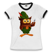 Multicolor Woodsy Owl Women's Ringer Tee