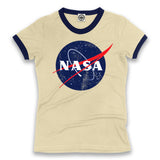 Official NASA Logo Women's Ringer Tee