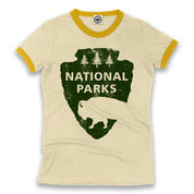 National Parks Logo Women's Ringer Tee