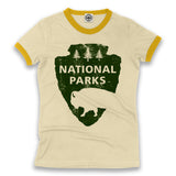 National Parks Logo Women's Ringer Tee