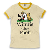 Winnie-The-Pooh & Christopher Robin Women's Ringer Tee