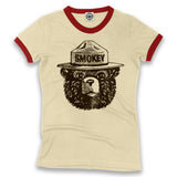 Official Smokey Bear Women's Ringer Tee