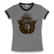 Official Smokey Bear Women's Ringer Tee