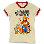 Smokey Bear Vintage "Babes In The Woods" Women's Ringer Tee