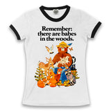 Smokey Bear Vintage "Babes In The Woods" Women's Ringer Tee