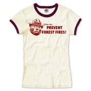 Smokey Bear "Smokey Says" Women's Ringer Tee