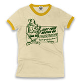Woodsy Owl "Toot Your Hooter" Women's Ringer Tee