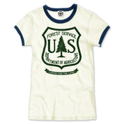 USDA Forest Service Insignia Women's Ringer Tee