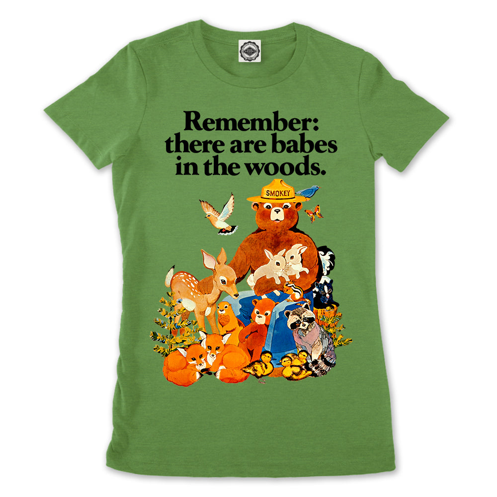 Smokey Bear Vintage "Babes In The Woods" Women's Tee