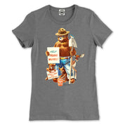 Smokey Bear "Friends Don't Play With Matches" Women's Tee