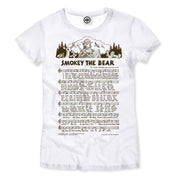 Smokey Bear "Smokey The Bear Lyrics" Women's Tee