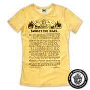 Smokey Bear "Smokey The Bear Lyrics" Women's Tee