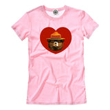 Smokey Bear Heart Women's Tee