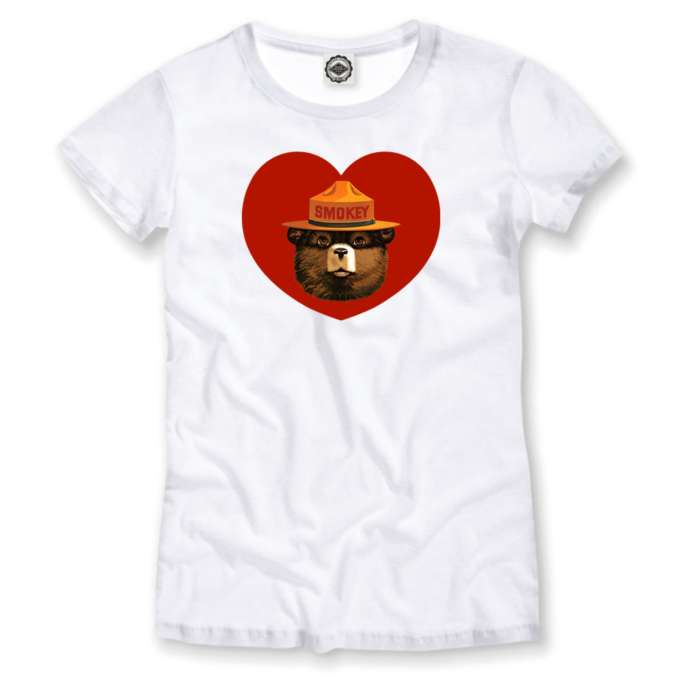 Smokey Bear Valentine Women's Tee