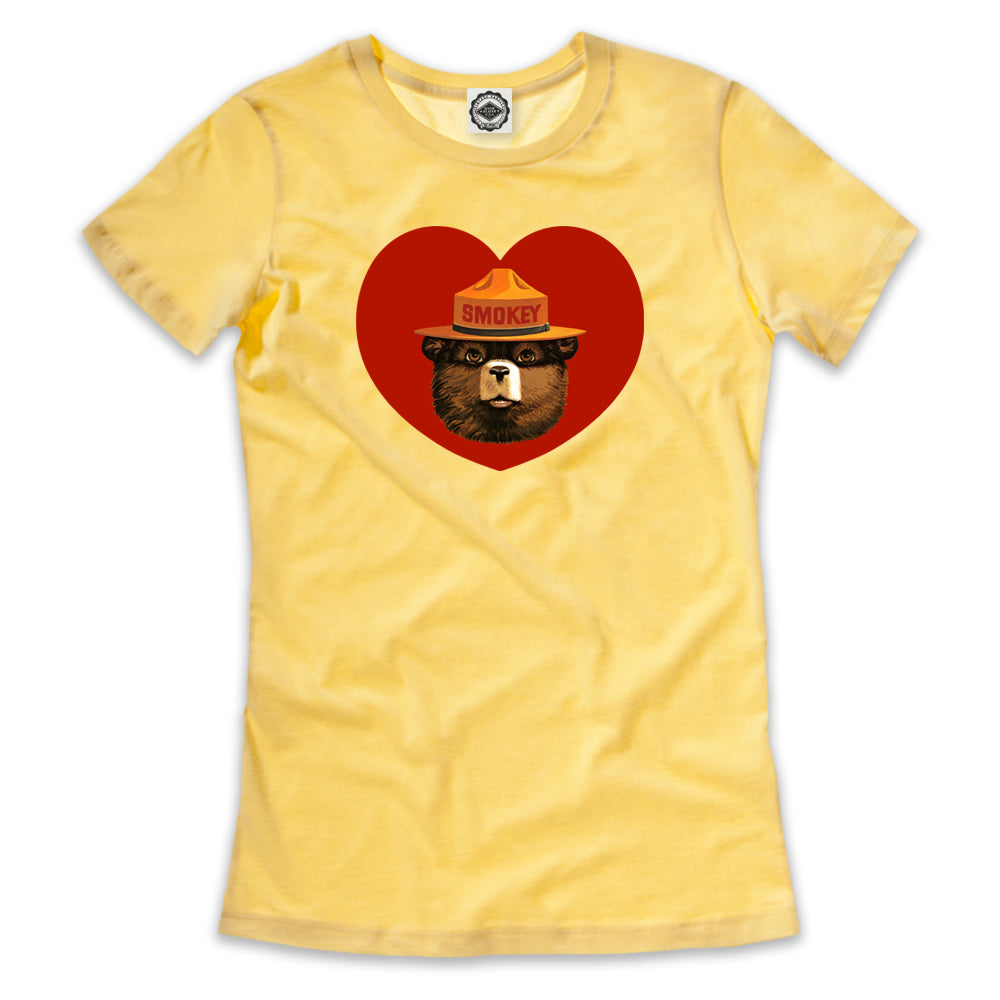 Smokey Bear Valentine Women's Tee