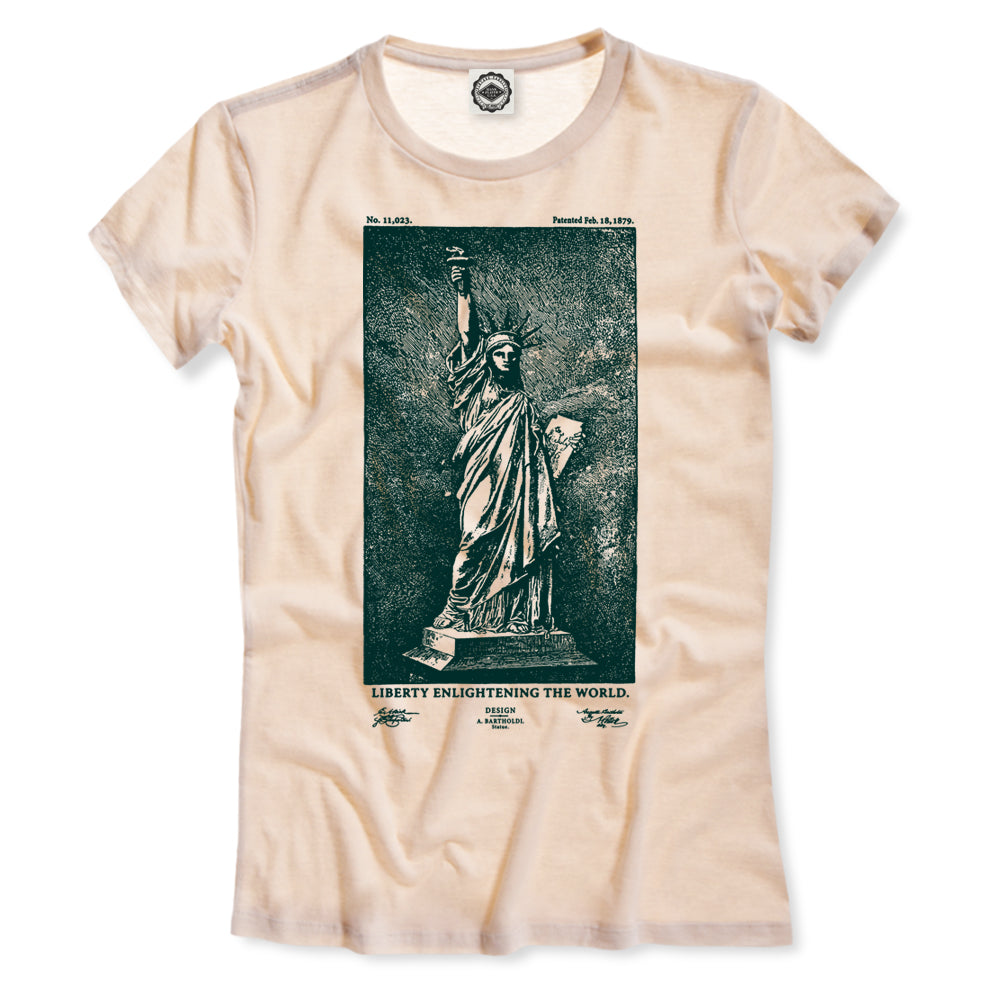 Statue Of Liberty Patent Women's Tee