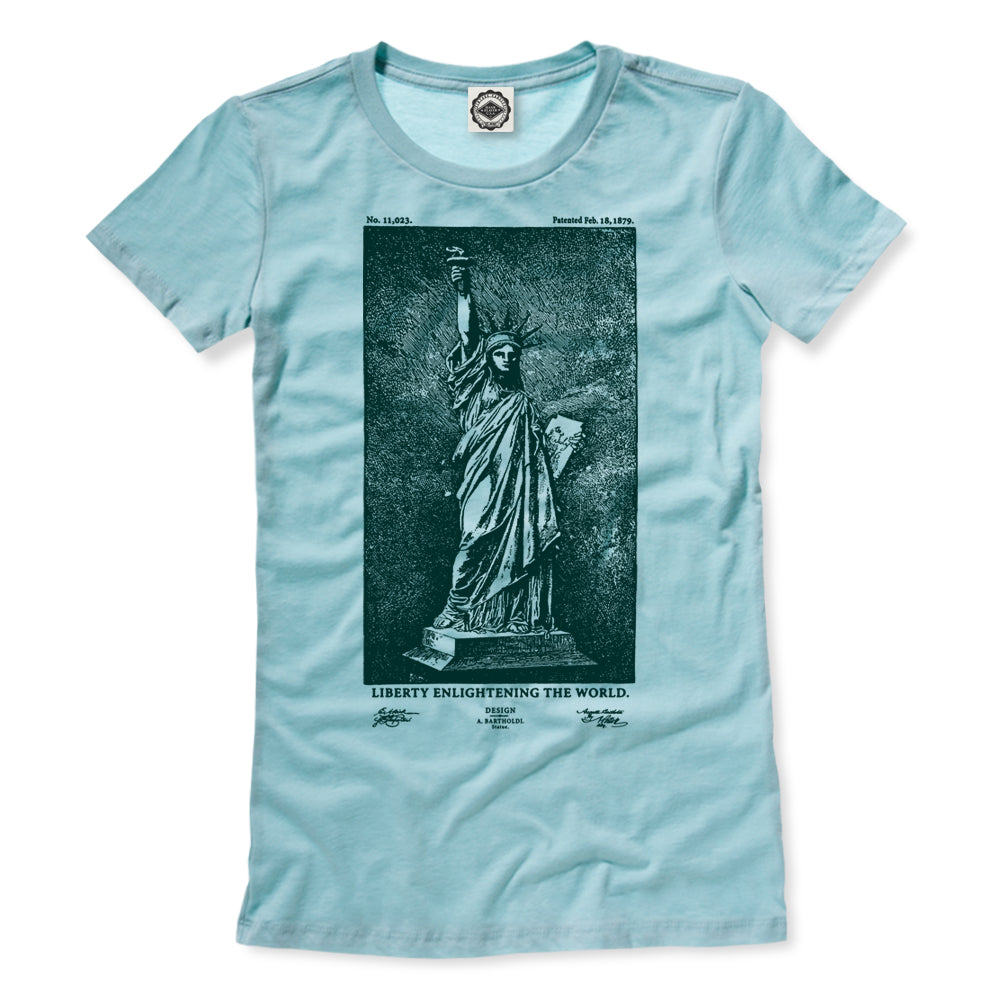 Statue Of Liberty Patent Women's Tee