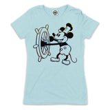 Pop Art Steamboat Willie Women's Tee